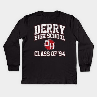 Derry High School Class of 94 (Variant) Kids Long Sleeve T-Shirt